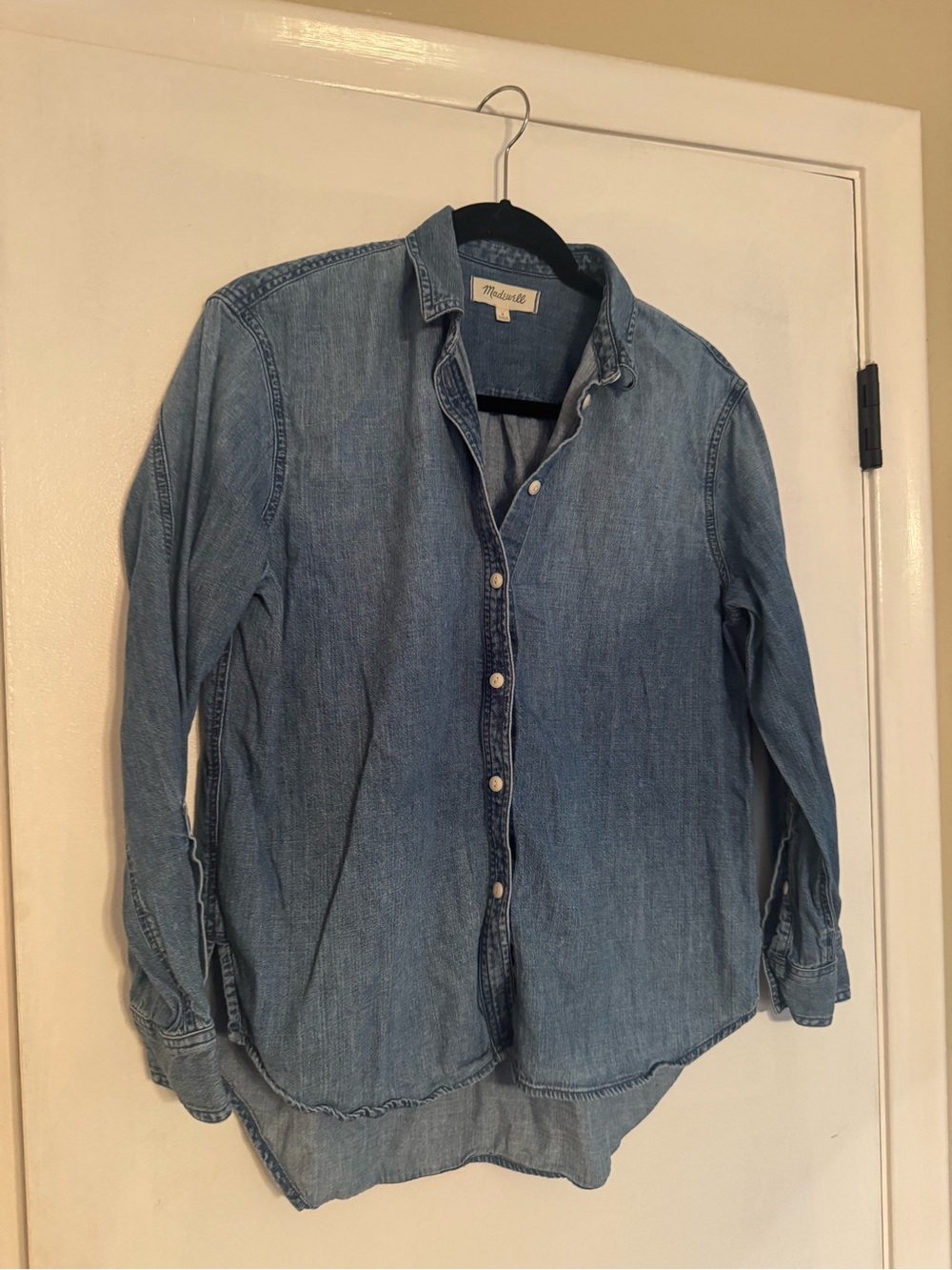 Madewell Women’s Light Blue Denim Shirt